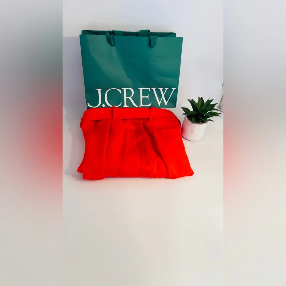 J.‎ Crew Vibrant bright orange/ red Trousers Sz 6